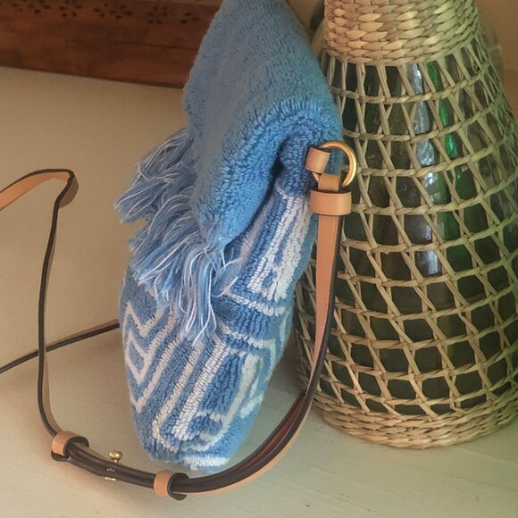 TORY BURCH T Phone Terry Cloth Phone Crossbody Bag - Picture 3 of 7